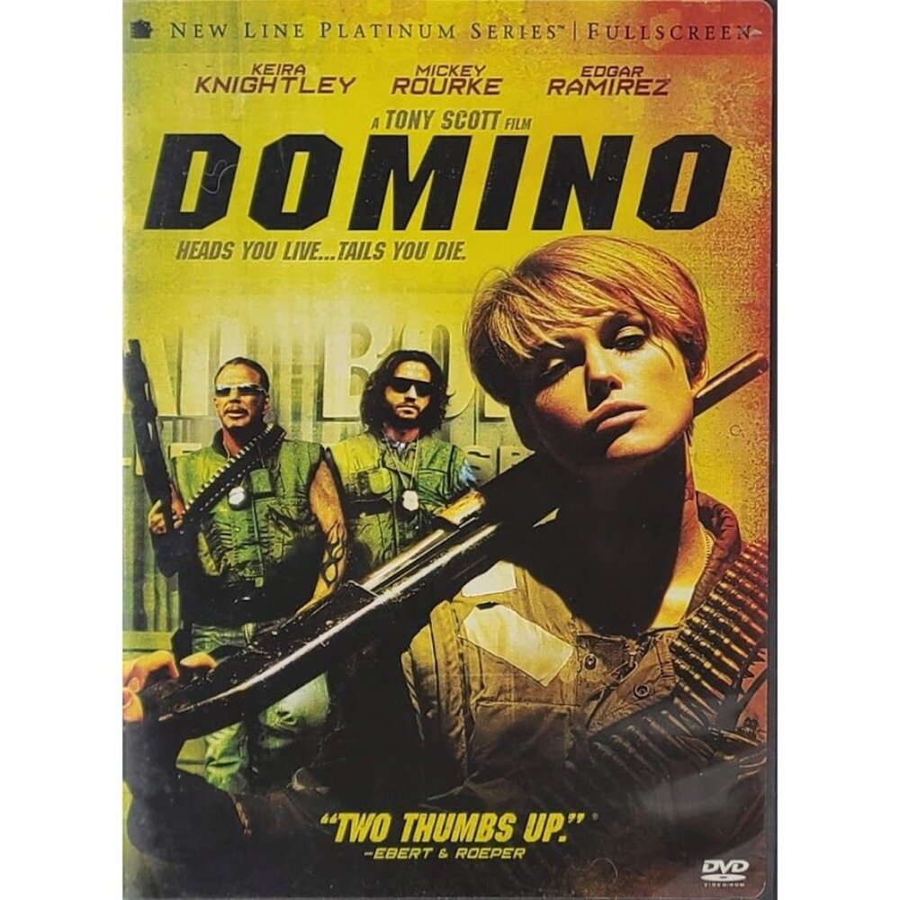 Domino (2005) DVD Full Screen 2006 New Line Cinema Keira Knightley Mickey Rourke